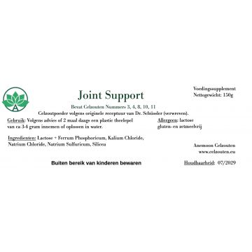 Mengsel voor Gewrichten ondersteuning - Joint Support 150g stazak