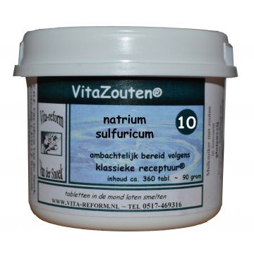 Vitazout nr. 10 - Natrium sulfuricum