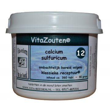 Vitazout nr. 12 - Calcium sulfuricum