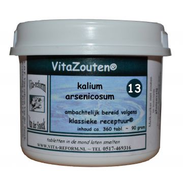 Vitazout nr. 13 - Kalium arsenicosum 