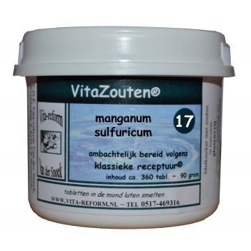 Vitazout nr. 17 - Manganum sulfuricum