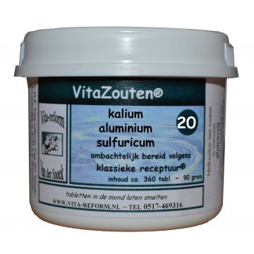 Vitazout nr. 20 - Kalium aluminium sulfuricum