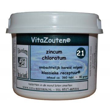 Vitazout nr. 21 - Zincum chloratum/muriaticum 