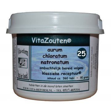 Vitazout nr. 25 - Aurum Chloratum Natronatum 